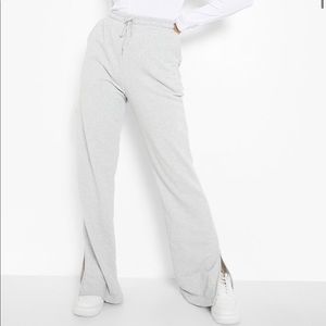 Boohoo Recycled Split Hem Joggers